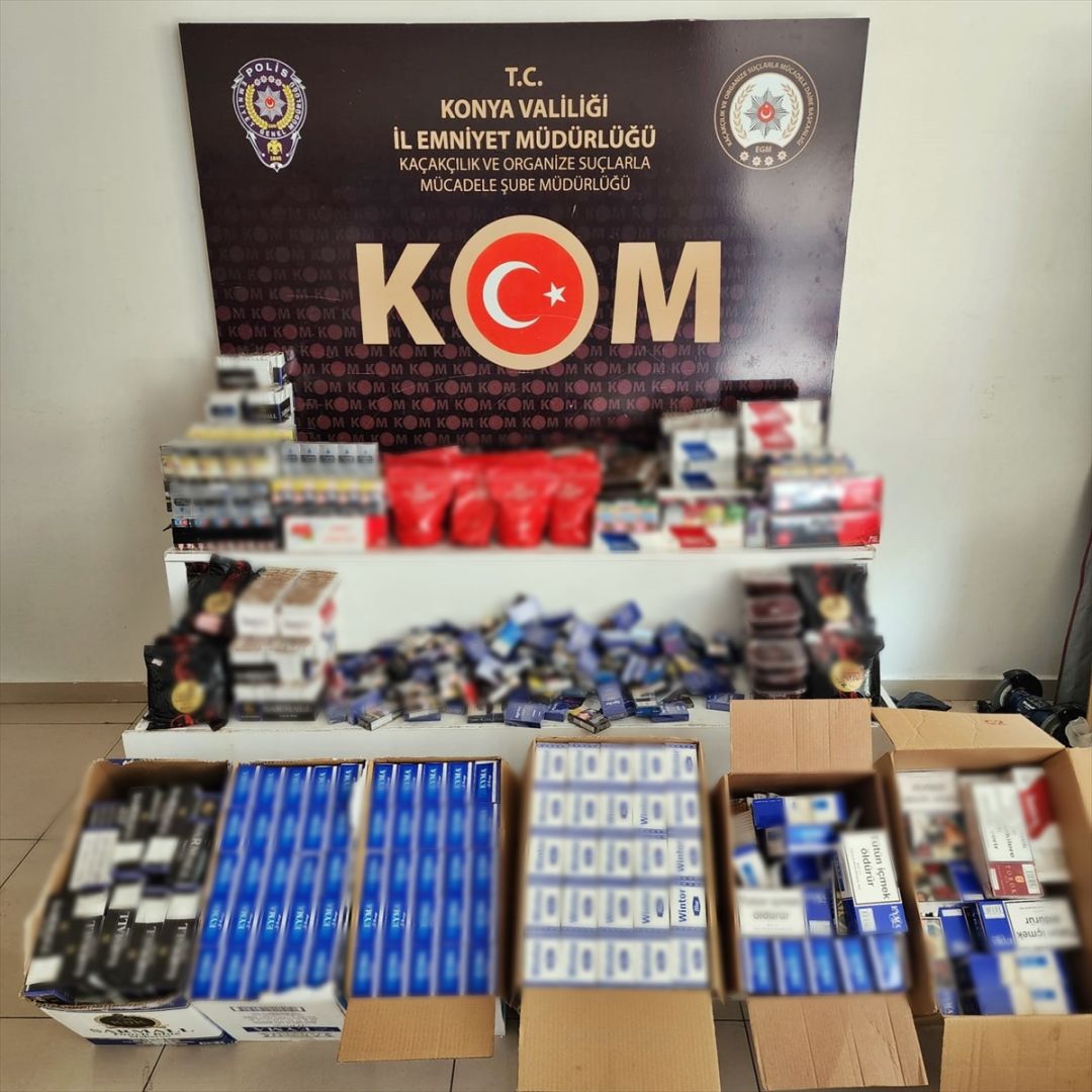 Konya'da  operasyon!  8 şüpheli yakalandı