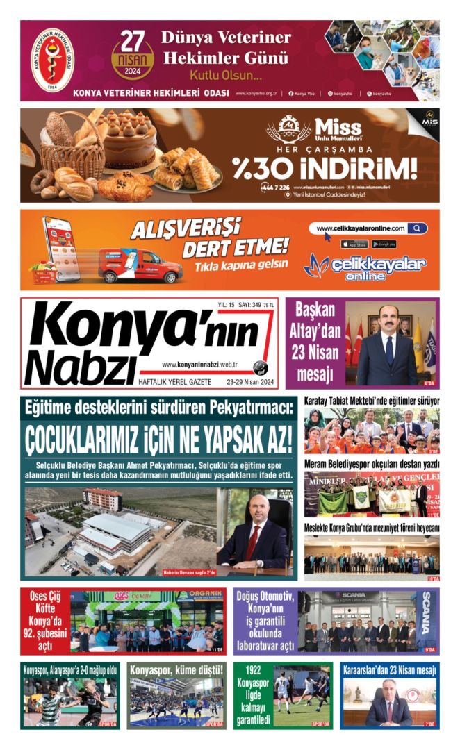 Konya'nın Nabzı Gazetesi -349