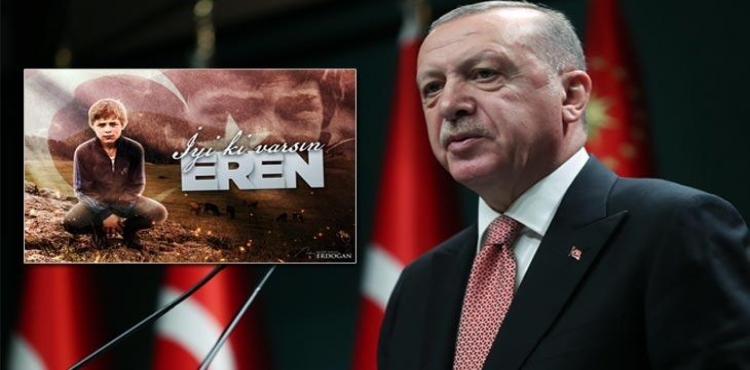 Cumhurbaşkanı Erdoğan'dan şehit Eren Bülbül mesajı