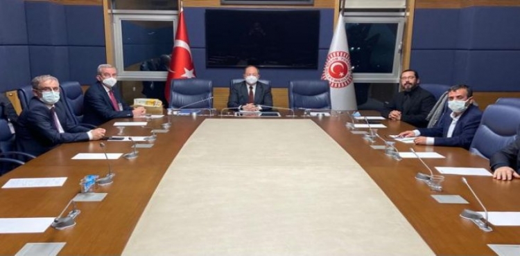 Konya Tabip Odası TBMM Sağlık Komisyonu Başkanı Recep Akdağ’ı Ziyaret Etti