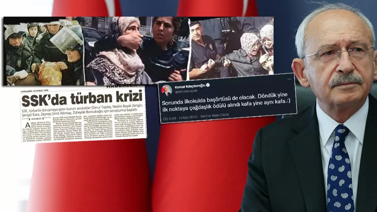 Kılıçdaroğlu'nun ''başörtüsü'' samimiyetsizliğine sert tepki: Bunları unutturmaya yetmez