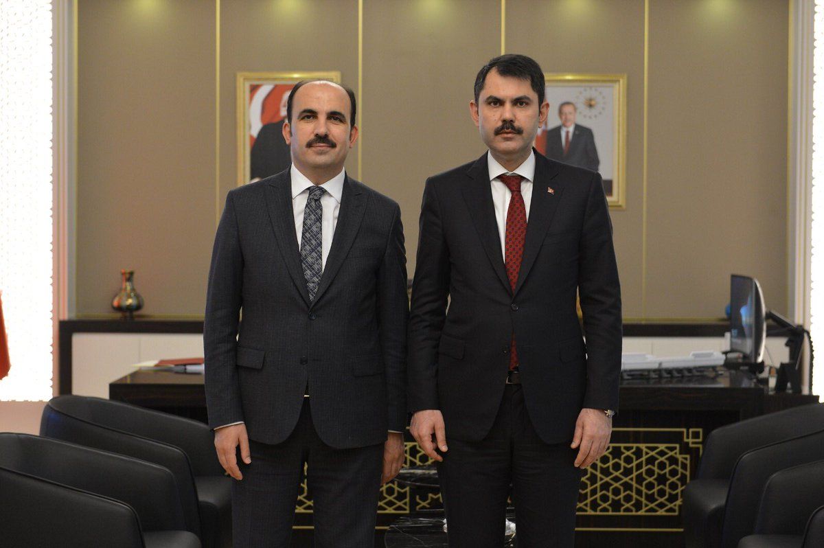Murat Kurum'dan Başkan Uğur İbrahim Altay'a tebrik
