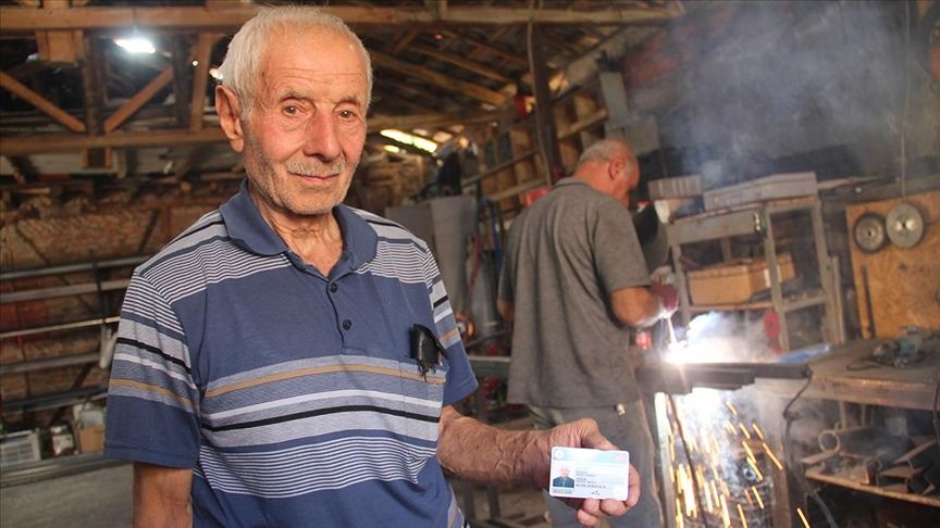 Çorum'un 71 yıllık demir ustası Kazım Keçik "Yaşayan İnsan Hazinesi" listesine girdi