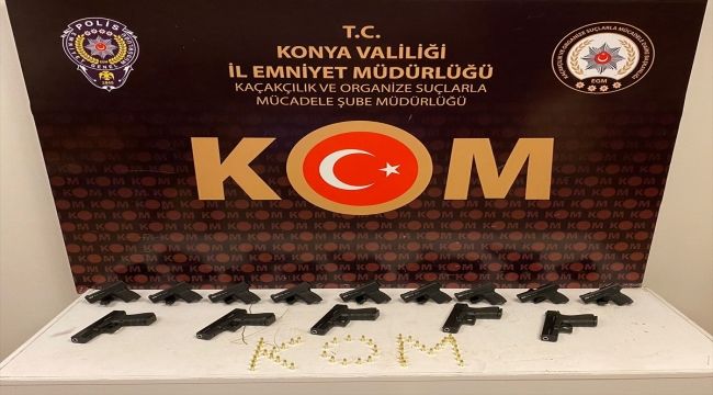 Konya'da silah kaçakçılığı operasyonunda 2 kişi tutuklandı