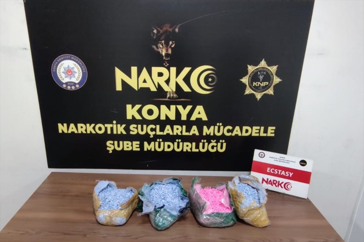 Konya'da uyuşturucu operasyonlarında 7 kişi tutuklandı