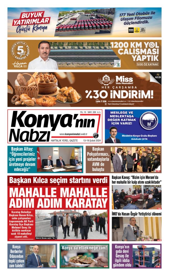 Konya'nın Nabzı Gazetesi -339