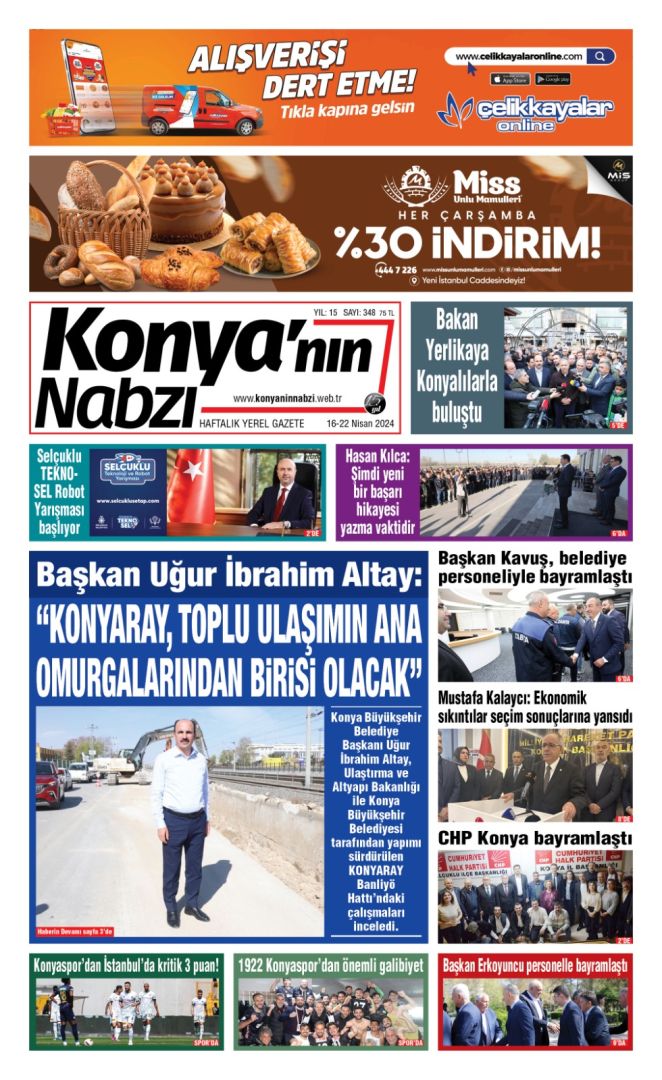 Konya'nın Nabzı Gazetesi -348