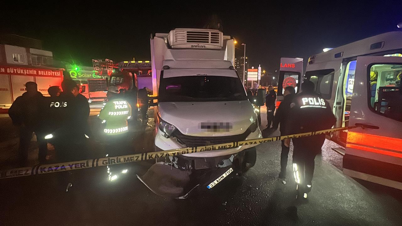 Mersin'de zincirleme kaza: 1 ölü, 2 yaralı