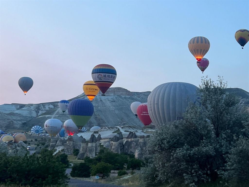 Kapadokya’da bayram tatili yoğunluğu