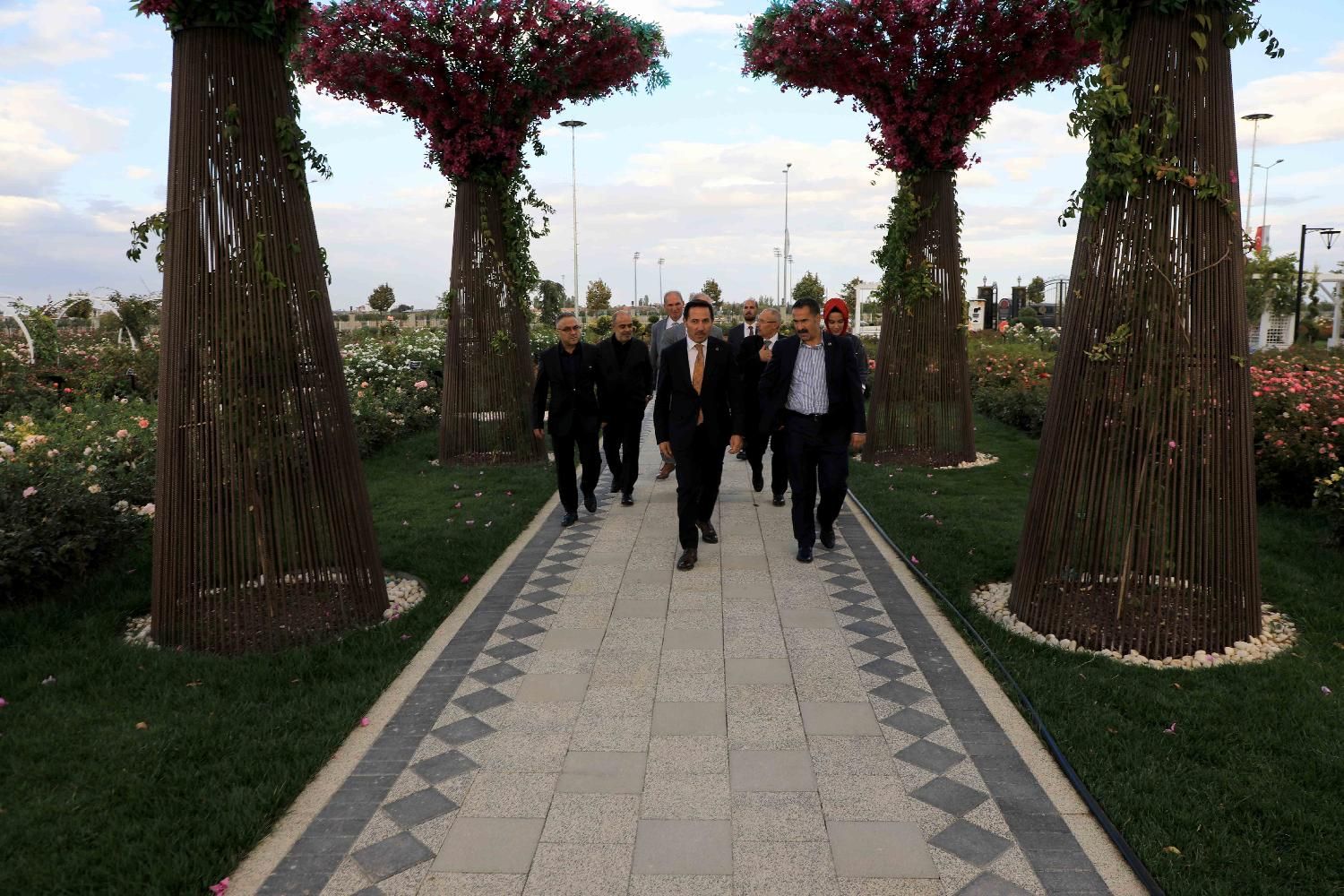 Cemil Yaman ve Hasan Kılca Karatay'daki Yatırımları İnceledi
