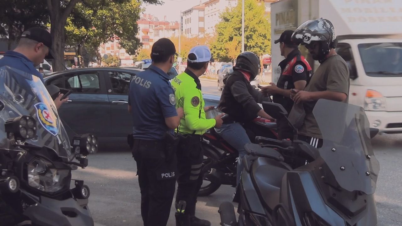 Konya Emniyetinden motosiklet denetimi