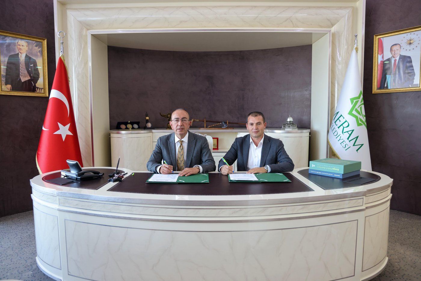 Meram ve Nuribey Belediyesi kardeş şehir protokolü imzaladı