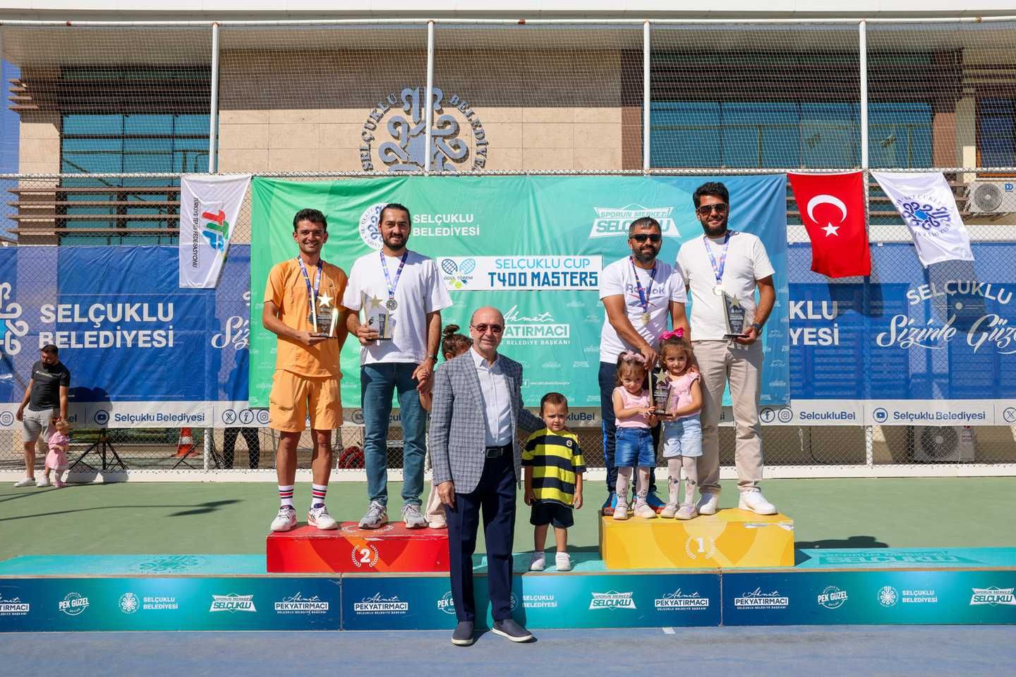 Selçuklu Cup T400 Masters Tenis Turnuvası’nda Madalyalar Sahiplerini Buldu