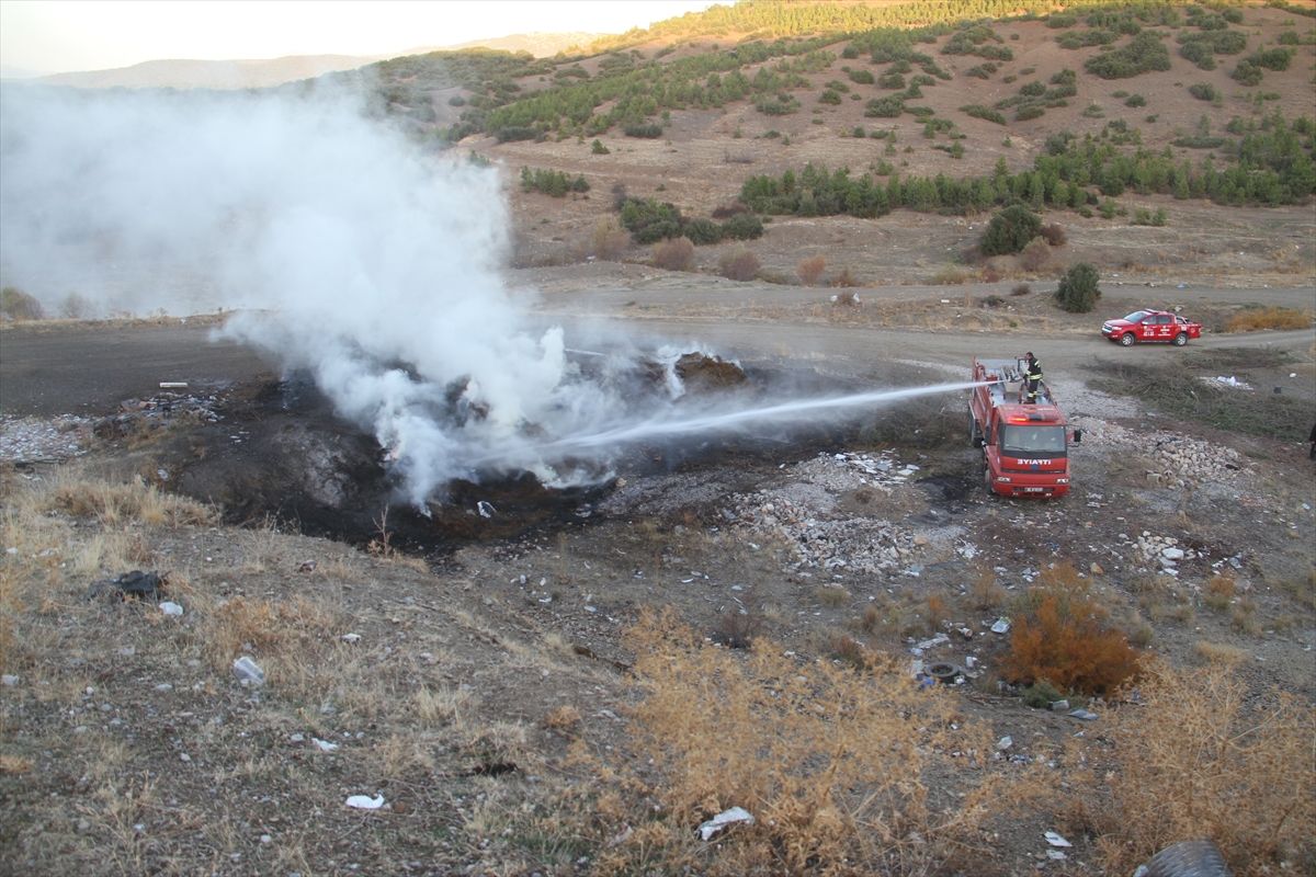 Beyşehir'deki arazi yangını büyümeden söndürüldü