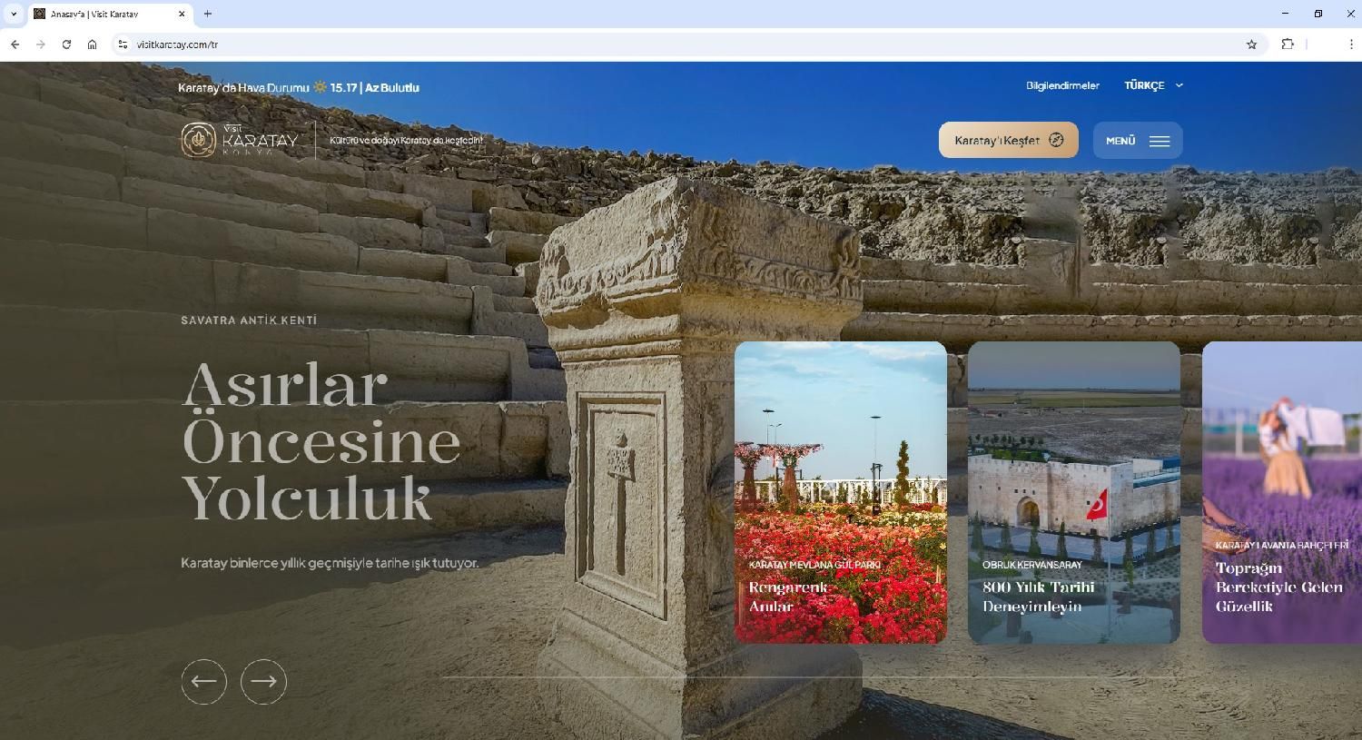 Karatay’ın dünyaya açılan penceresi: Visit Karatay