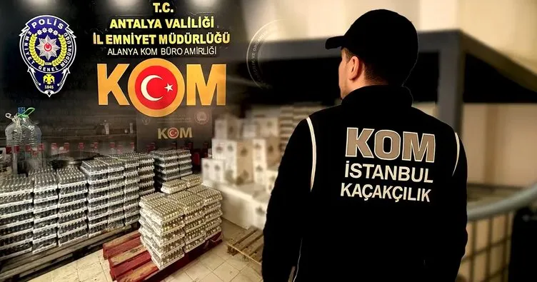 Bakan Yerlikaya duyurdu! 81 ilde kaçak ve sahte içki operasyonu: 179 şüpheli yakalandı