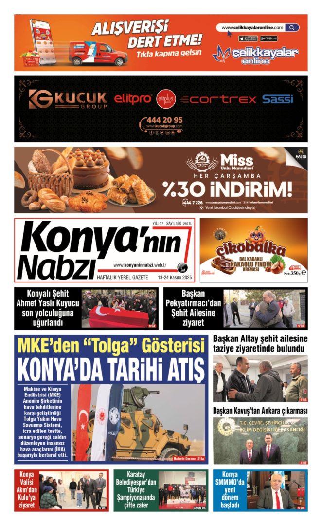 Konya'nın Nabzı Gazetesi -430