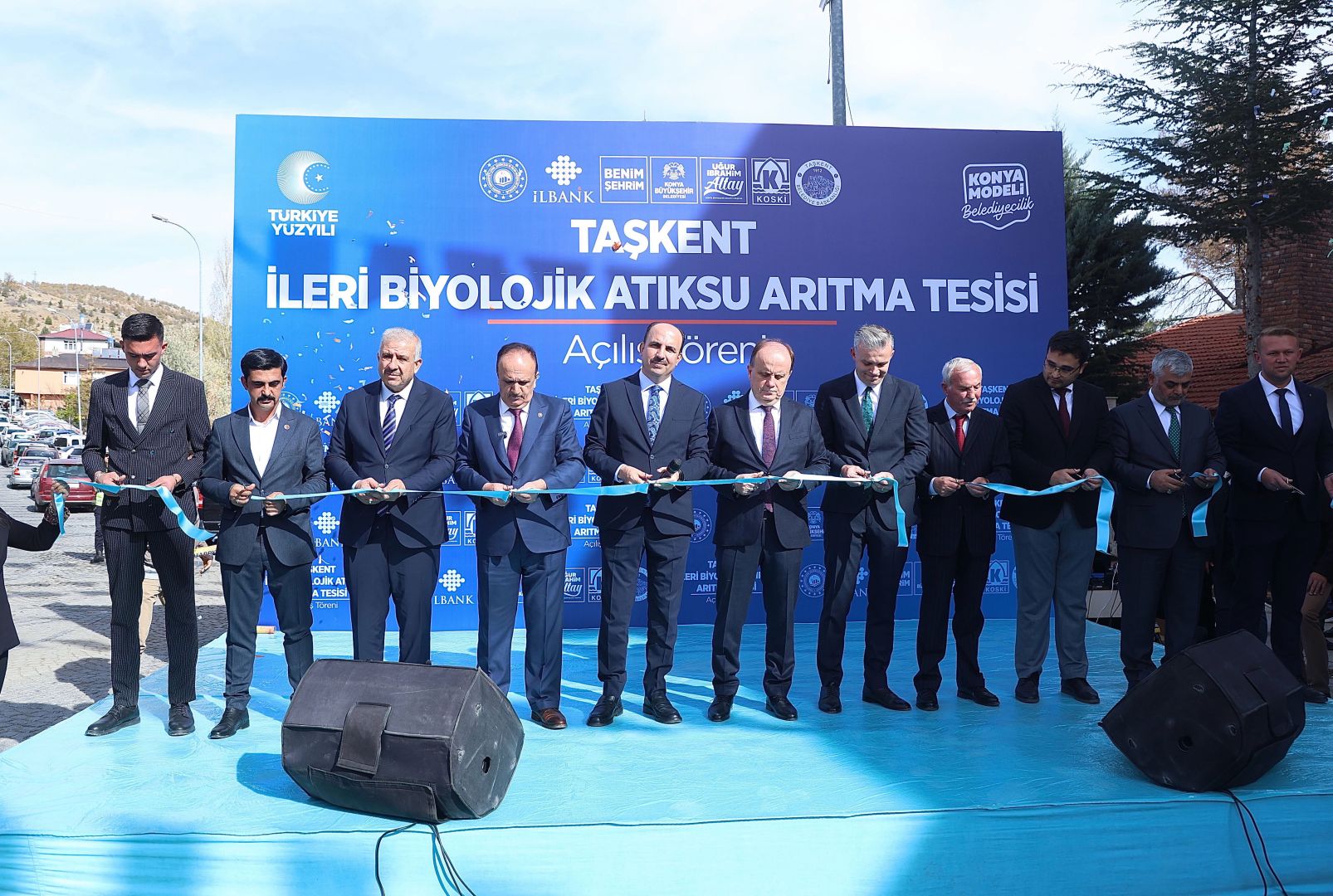 Milletvekili Baykan ve Başkan Altay Taşkent İleri Biyolojik Atık Su Arıtma Tesisi’nin Açılışını Yaptı