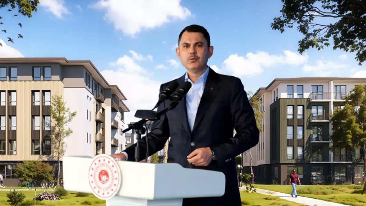 Yüzyılın Konut Projesi'ne ilk günden büyük ilgi! Bakan Kurum başvuru sayısını açıkladı