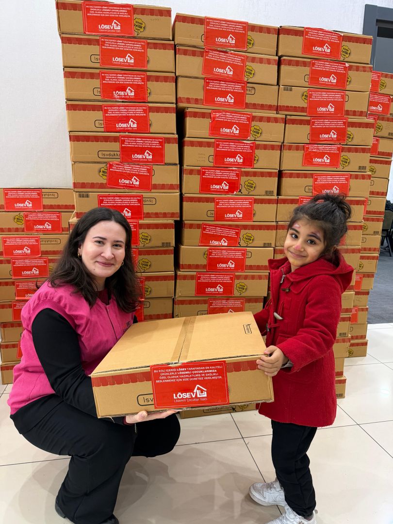 LÖSEV ‘Mutlu Et’ paketleri Konyalı ailelere ulaştırıldı