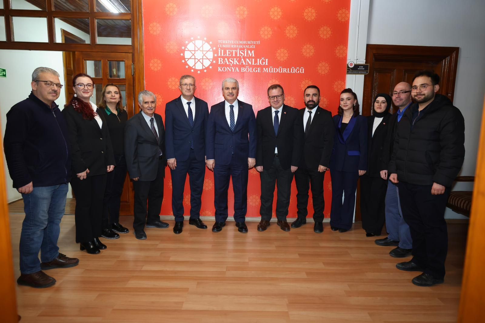 Konya Valisi İbrahim Akın, İletişim Başkanlığı Konya Bölge Müdürlüğünü ziyaret etti