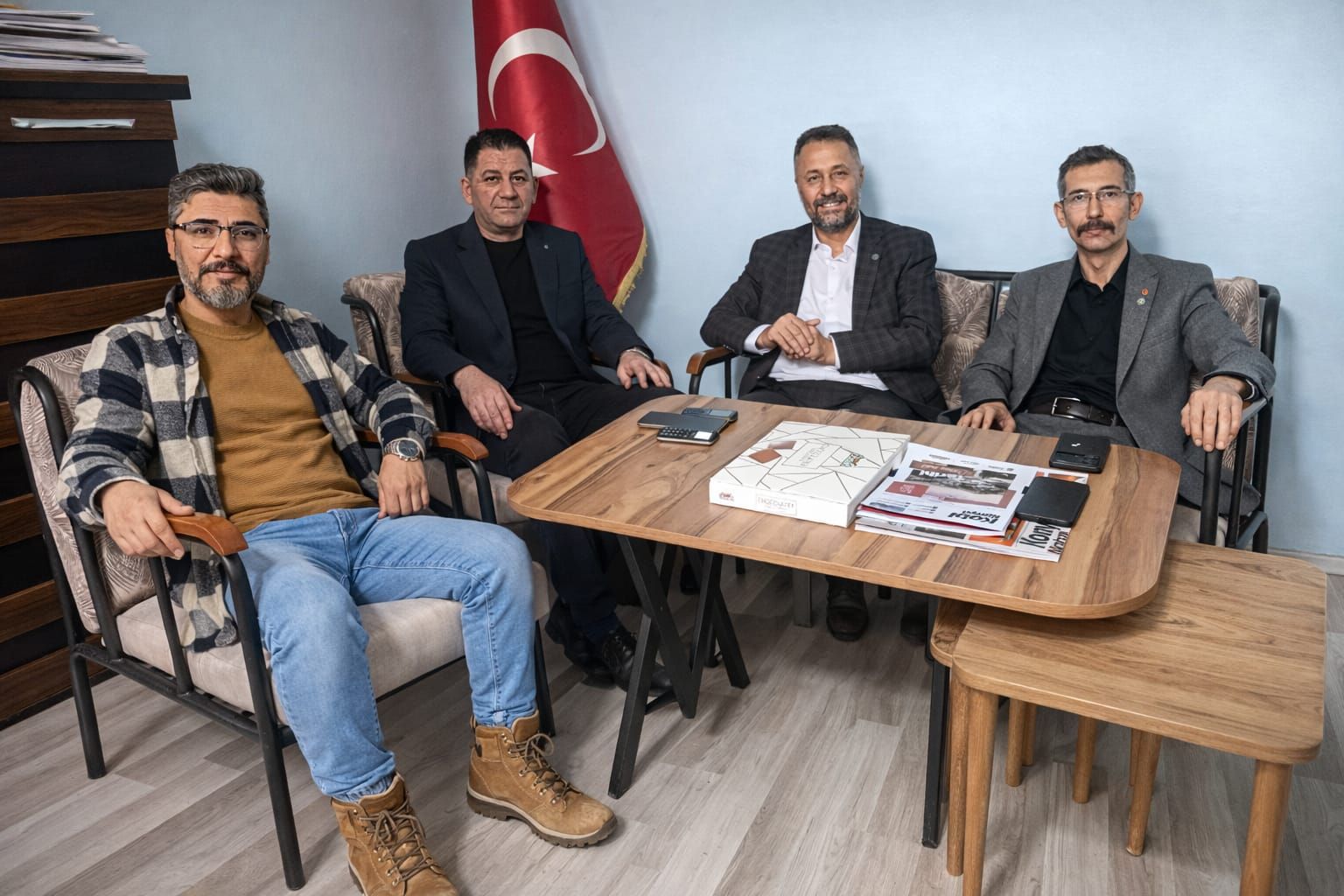 İYİ Parti İl Başkanı Ali Anlaş’tan Gazetemize Nezaket Ziyareti