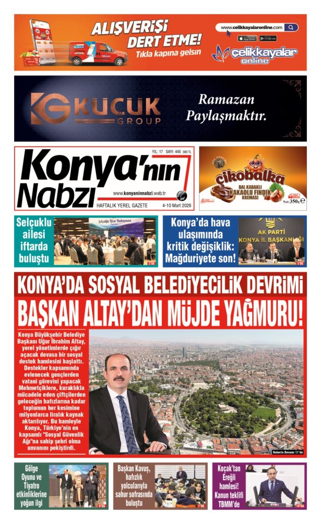Konya'nın Nabzı Gazetesi -445