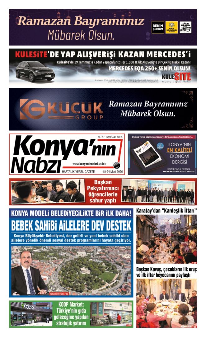 Konya'nın Nabzı Gazetesi -447