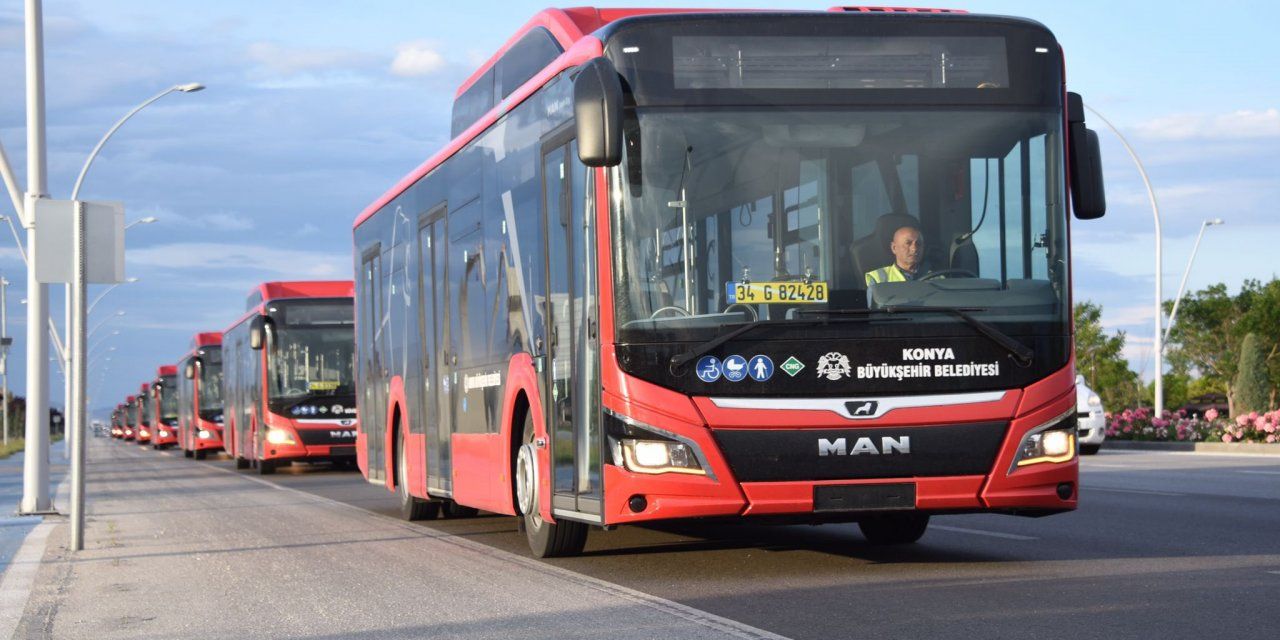 Konya’da sık kullanılan otobüs hatlarında rota değişti!