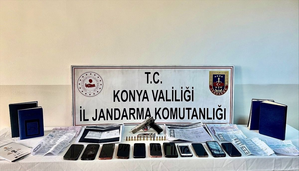Konya’da tefecilik operasyonu: 12 şüpheli gözaltına alındı