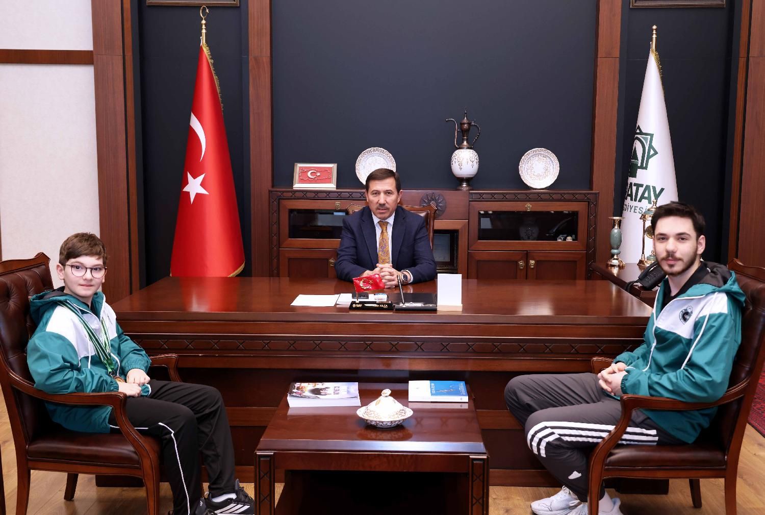 Şampiyondan Başkan Kılca'ya ziyaret