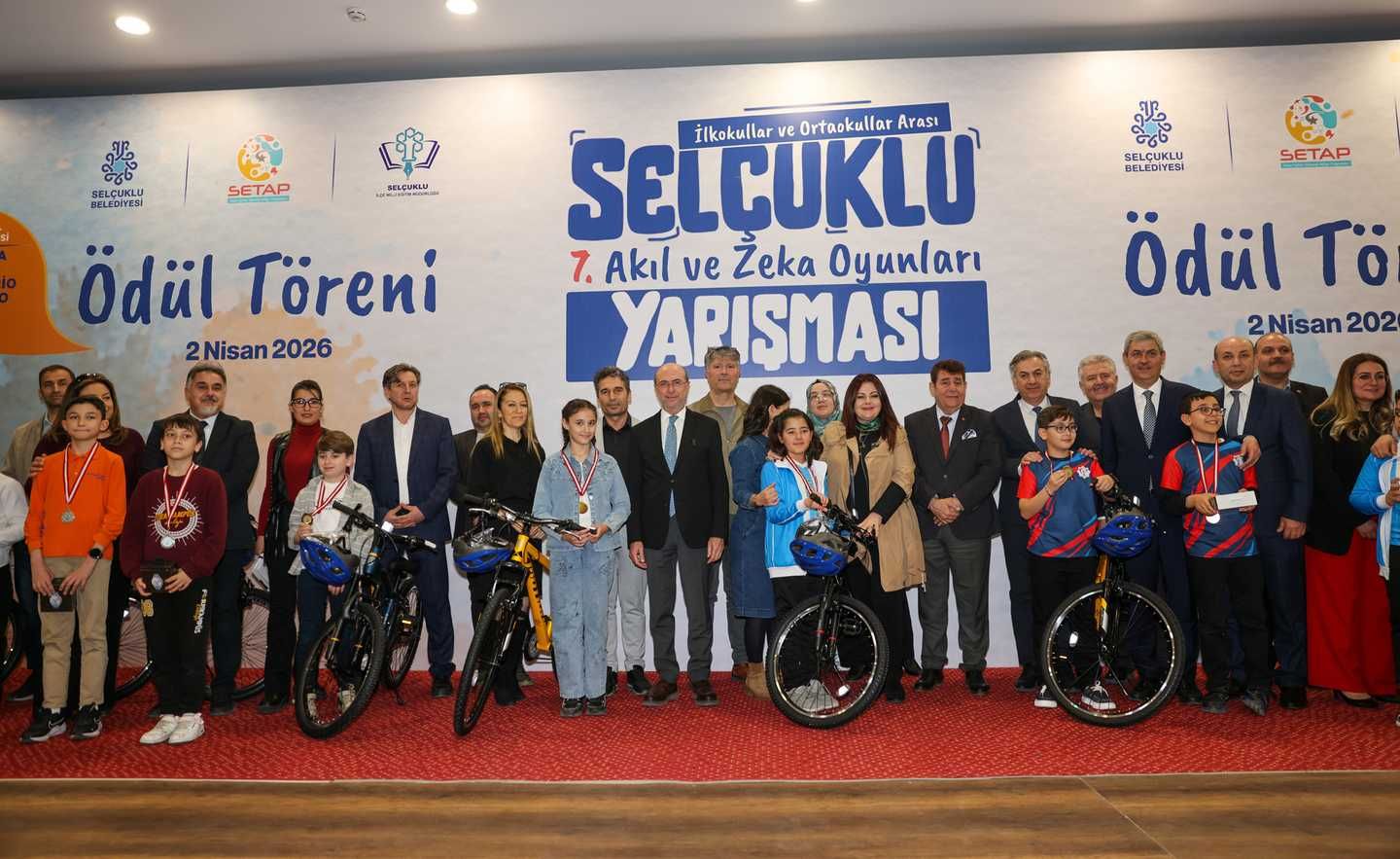 Selçuklu Akıl ve Zeka Oyunları Yarışması’nda Ödüller Sahiplerini Buldu