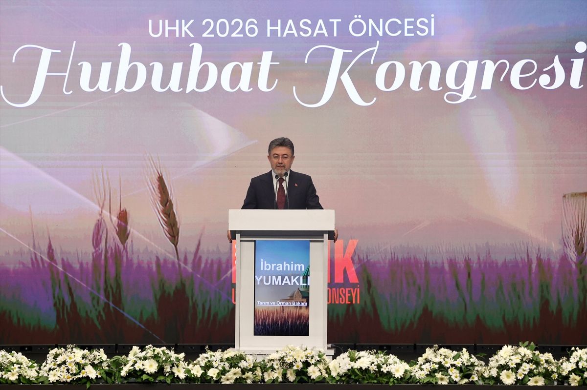 Tarım ve Orman Bakanı Yumaklı, Konya'da Hububat Kongresi'nde konuştu