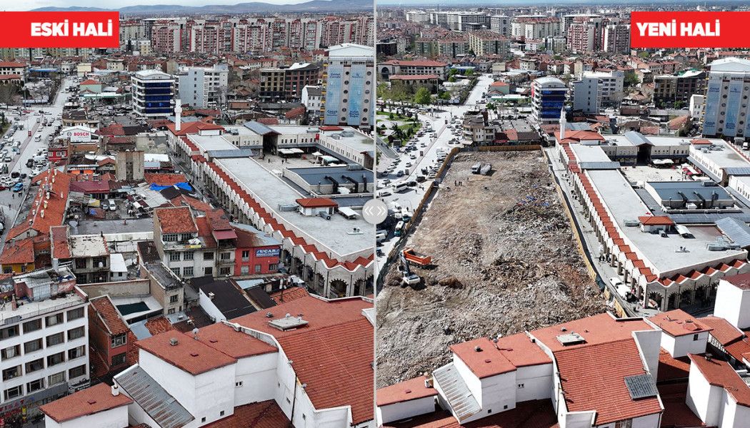 Başkan Altay, Konya'ya değer katacak dönüşümde yıkım çalışmasının tamamlandığını açıkladı