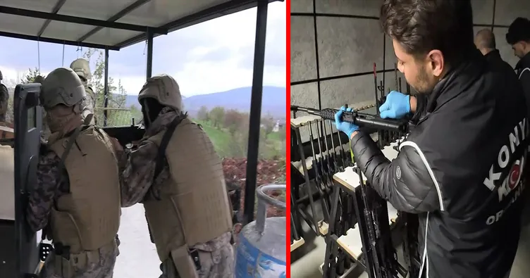 Konya'da silah kaçakçılığı operasyonlarında 3 tutuklama