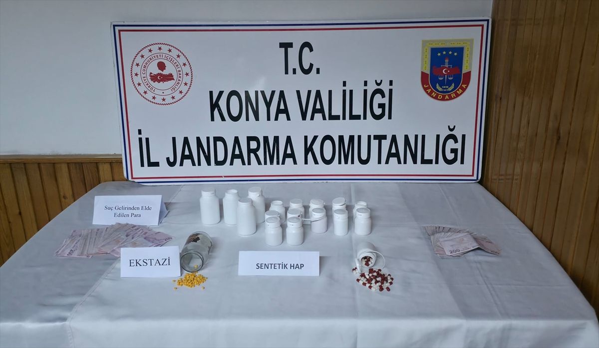 Konya'daki uyuşturucu operasyonunda 6 zanlı tutuklandı