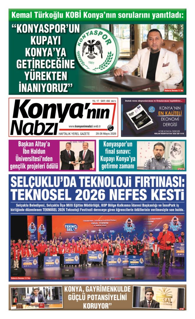 Konya'nın Nabzı Gazetesi -456