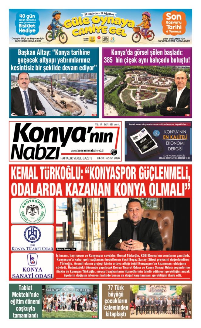 Konya'nın Nabzı Gazetesi -461
