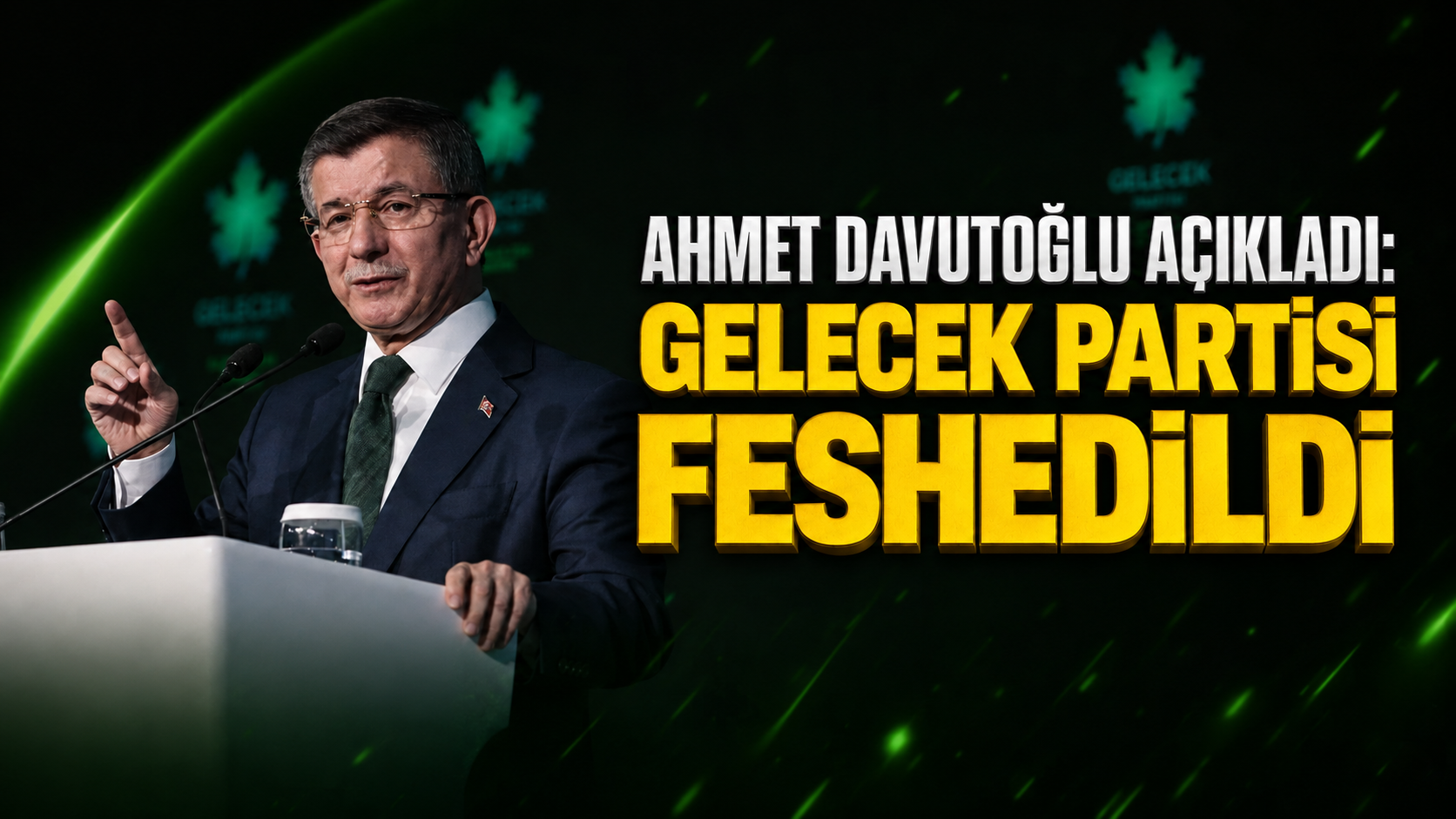 Ahmet Davutoğlu açıkladı: Gelecek Partisi feshedildi