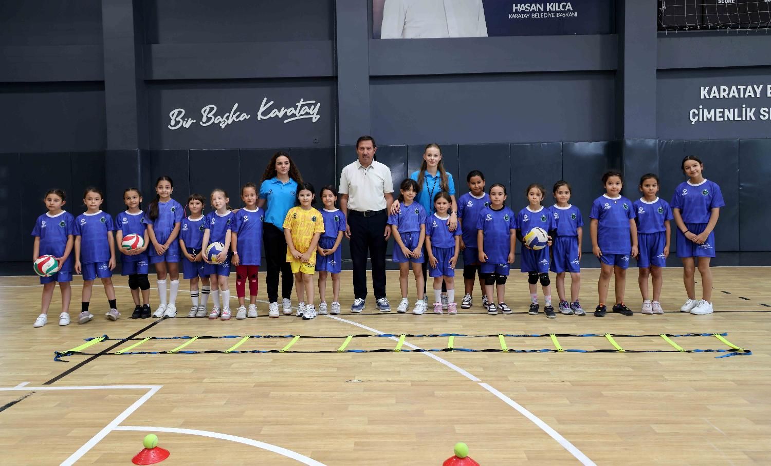 Başkan Kılca, Karatay Yaz Spor Okulları'nda öğrencilerle buluştu