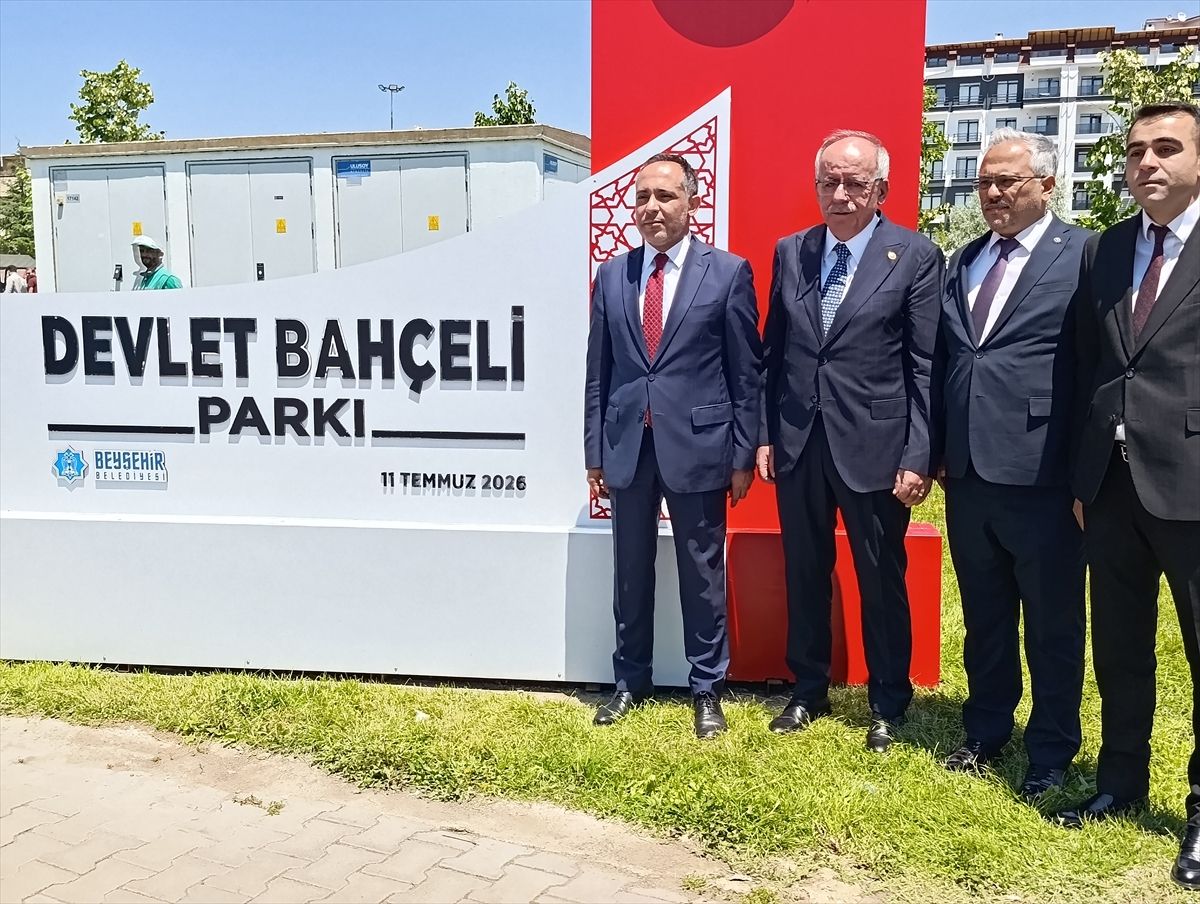 Devlet Bahçeli Parkı Beyşehir'de Törenle Açıldı