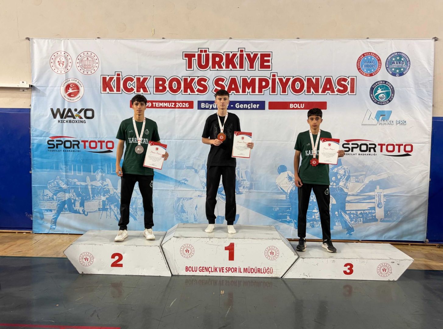 Karatay Belediyespor’dan Kıck Boks’ta 2 Madalya