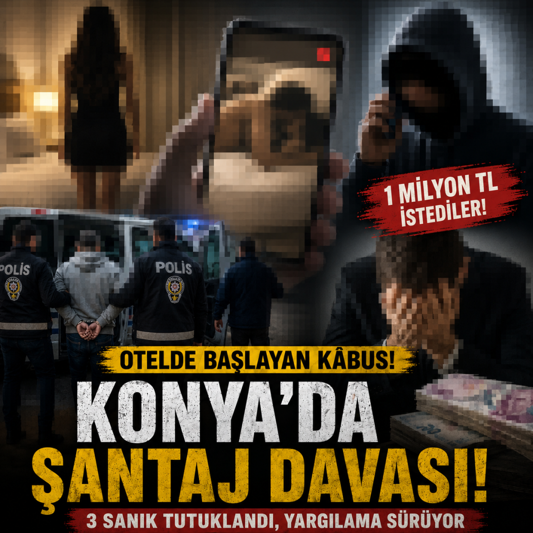 Konya'da iş insanına hain plan: Görüntüsünü çekip, şantaj ettiler!