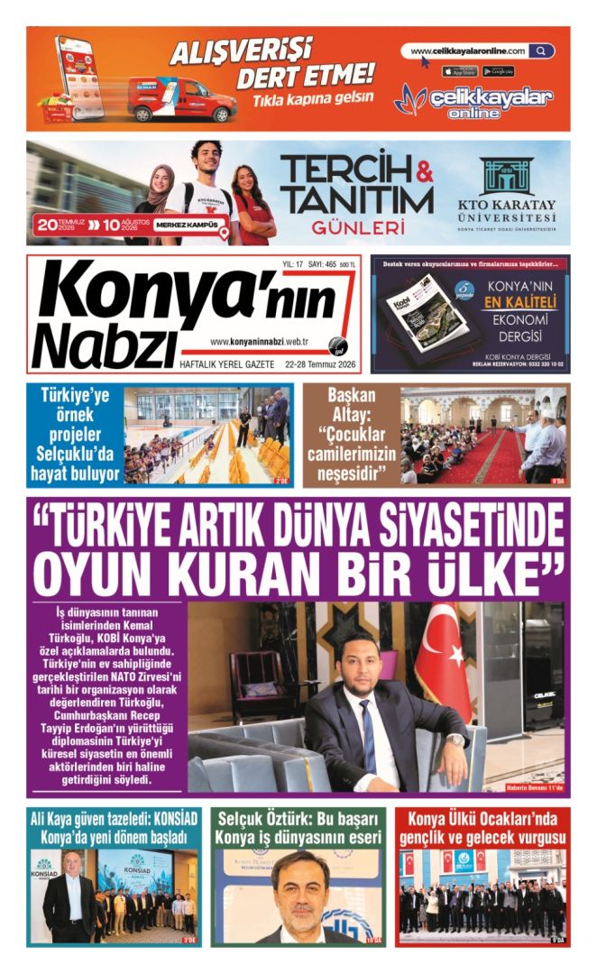 Konya'nın Nabzı Gazetesi -465