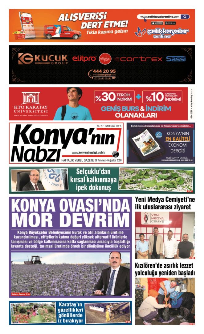 Konya'nın Nabzı Gazetesi -466