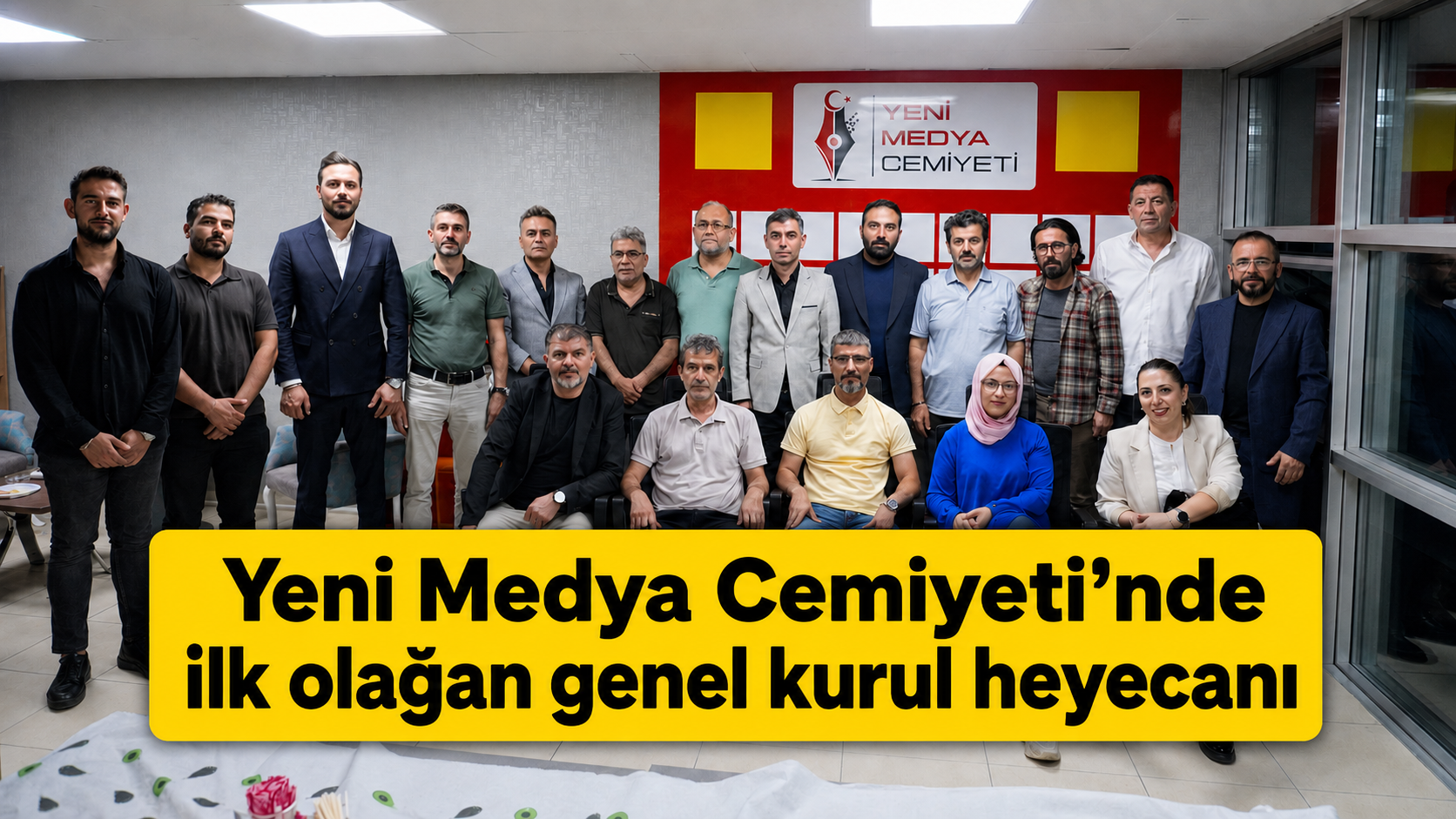 Yeni Medya Cemiyeti’nde ilk olağan genel kurul heyecanı