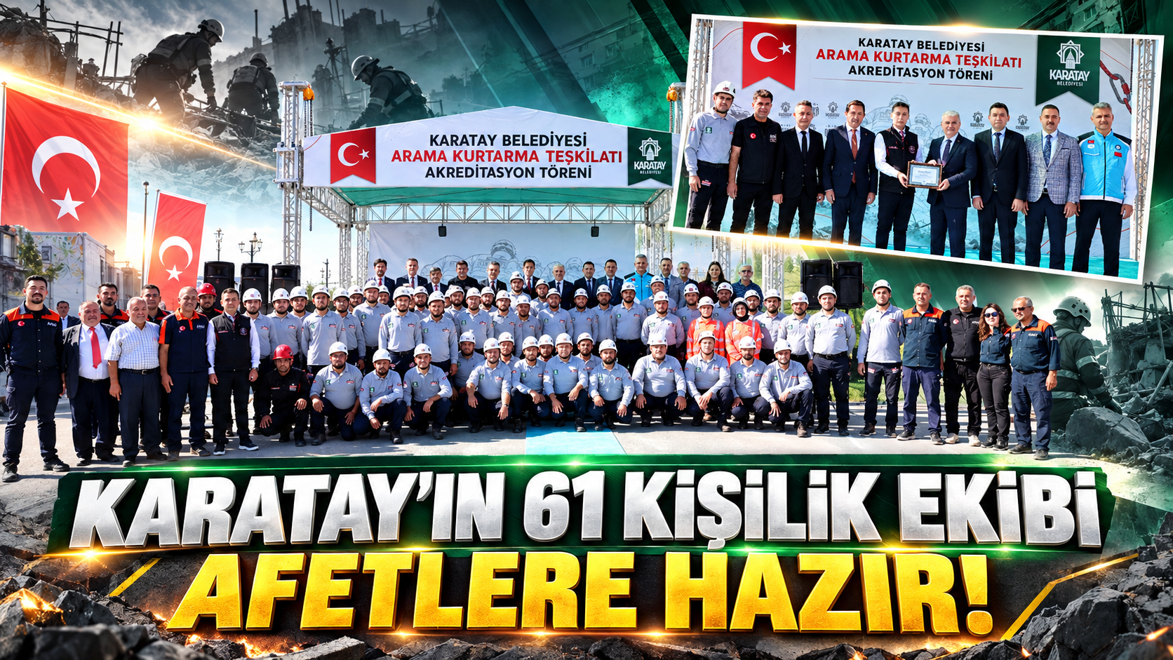 14 alanda eğitim, 81 ilde görev: Karatay ekibi hazır
