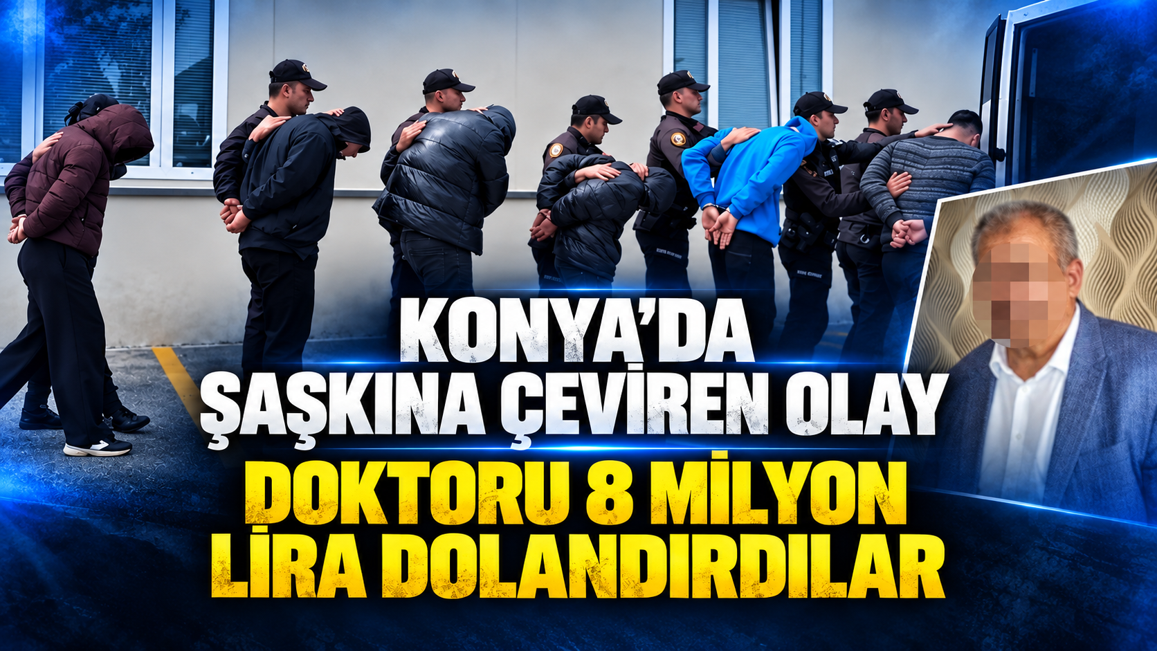 Konya'da şaşkına çeviren olay: Doktoru 8 milyon lira dolandırdılar, 12 saat adliye yakınında beklettiler
