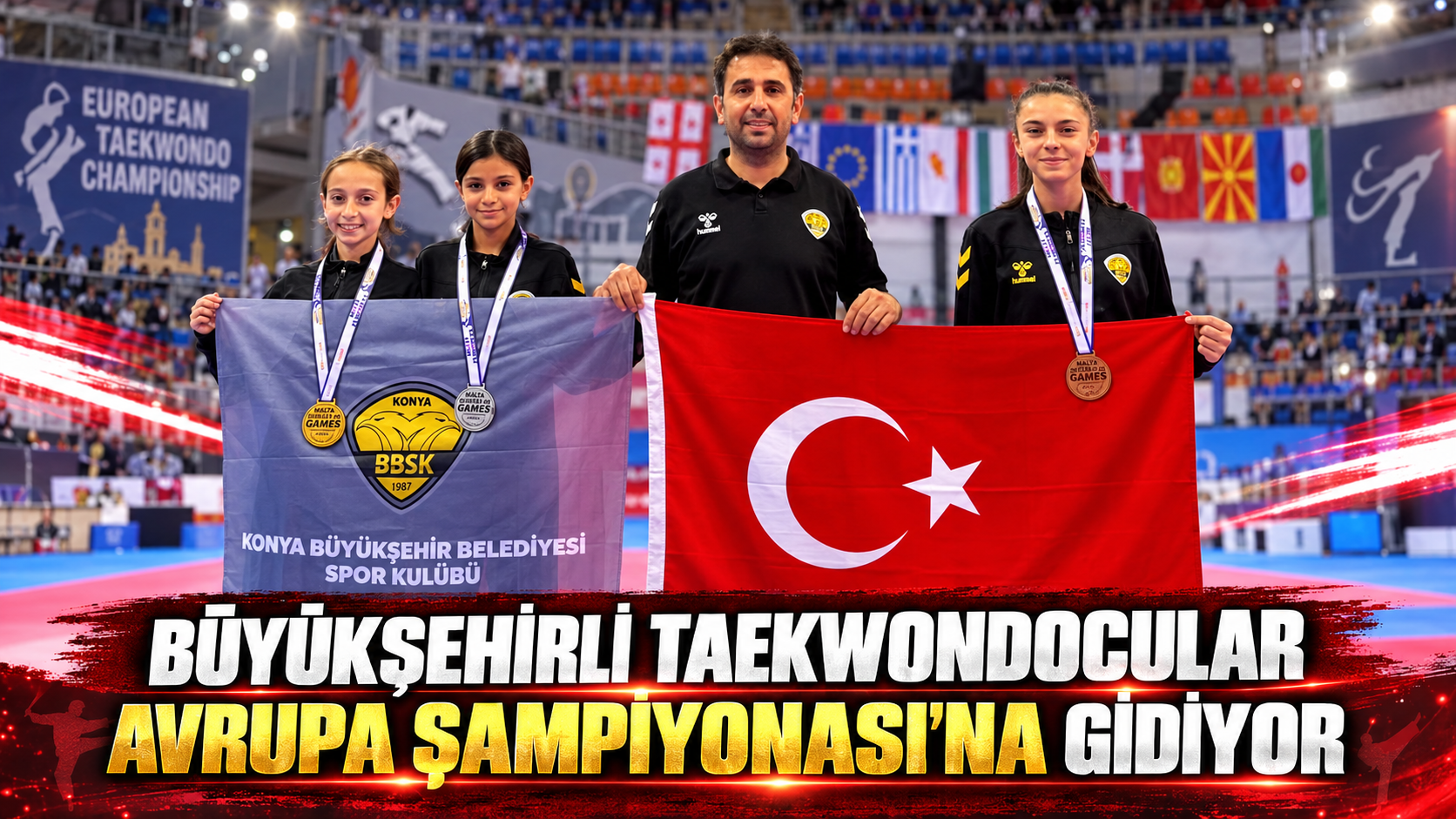 Büyükşehirli Taekwondocular Avrupa Şampiyonası’na Gidiyor