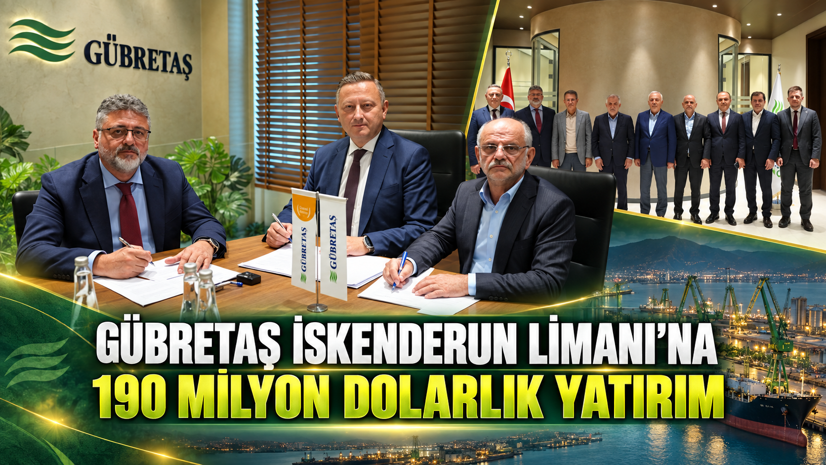 Gübretaş İskenderun Limanı’na 190 milyon dolarlık yatırım